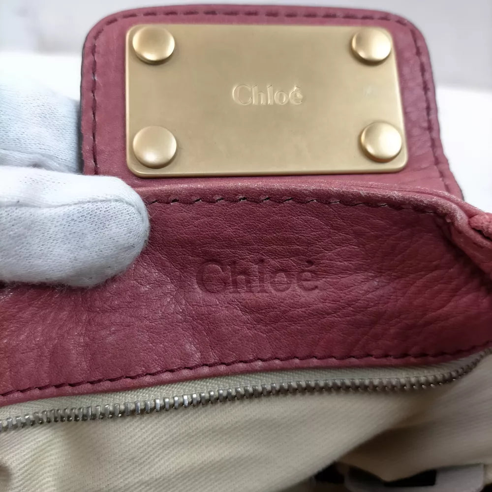 Chloe Hand Bag Pink Leatherš¤š«