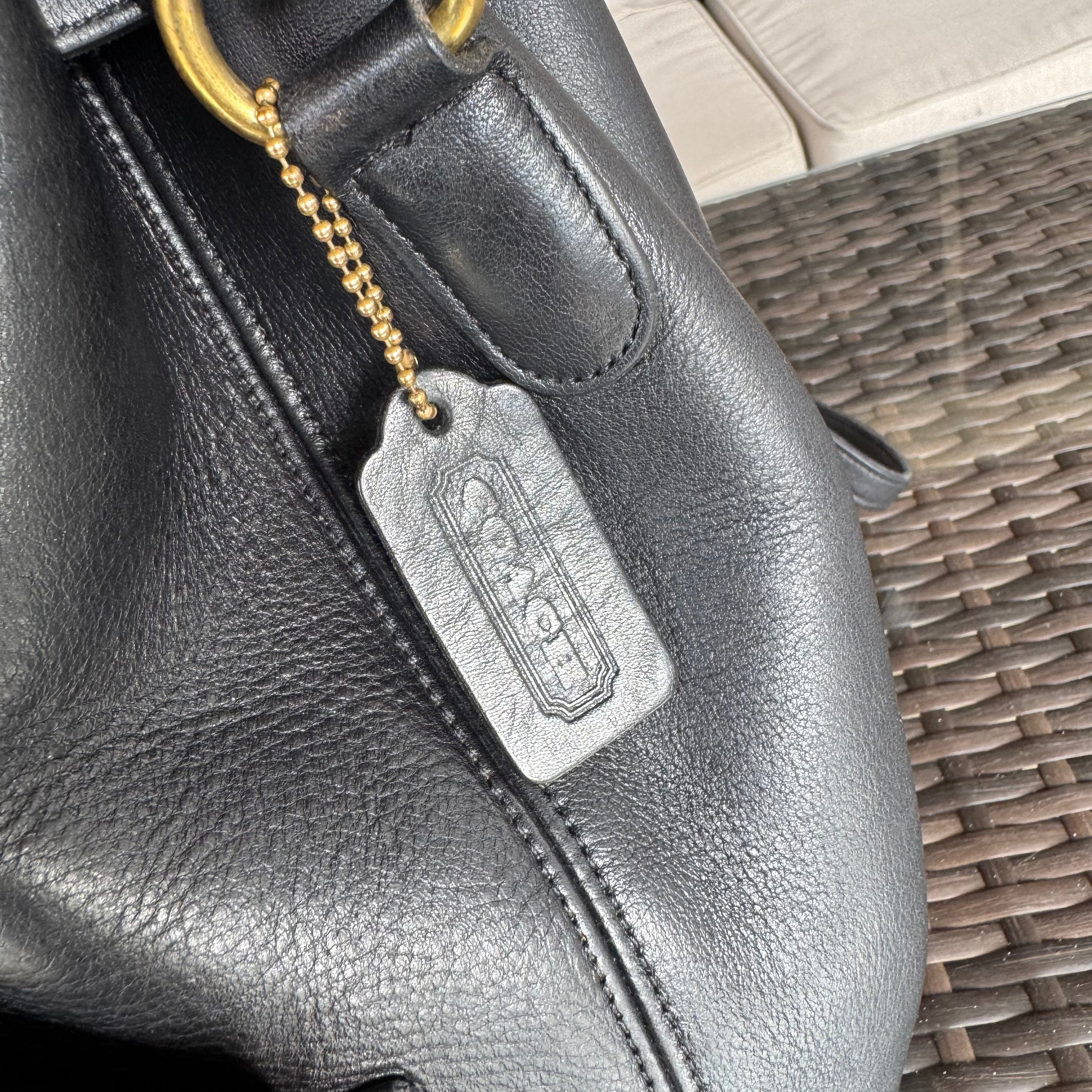 Vintage Coach Black Handle Backpack 9992🖤🍫