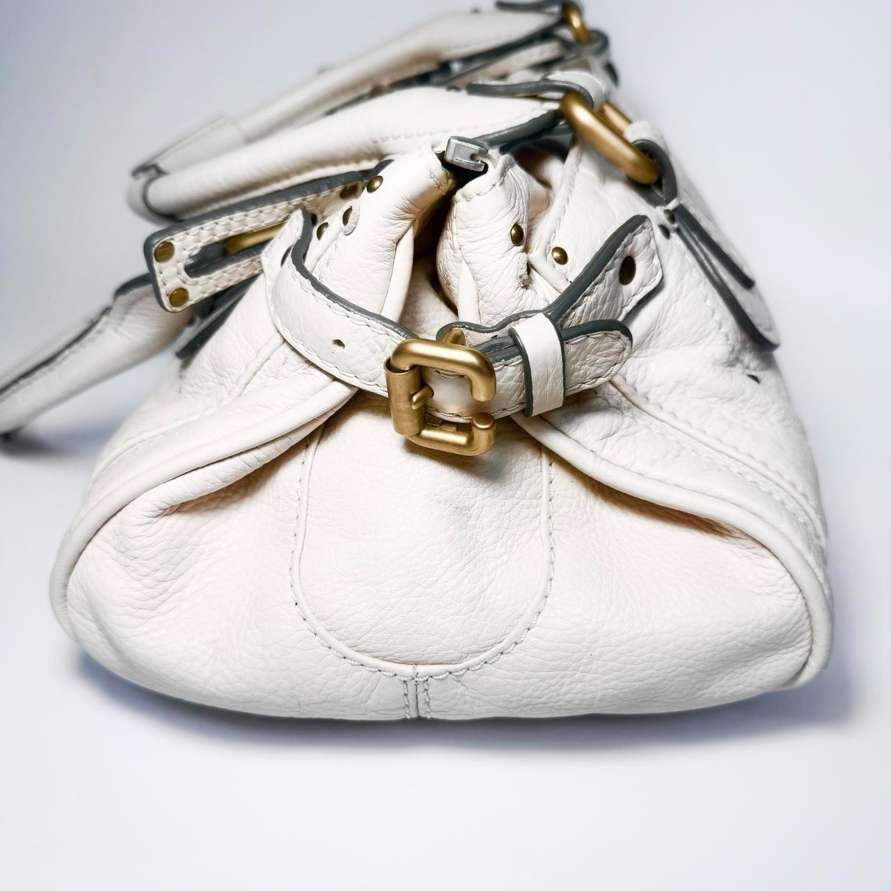 Pre-Owned Chloe Paddington cream/ off white leather🍂✨