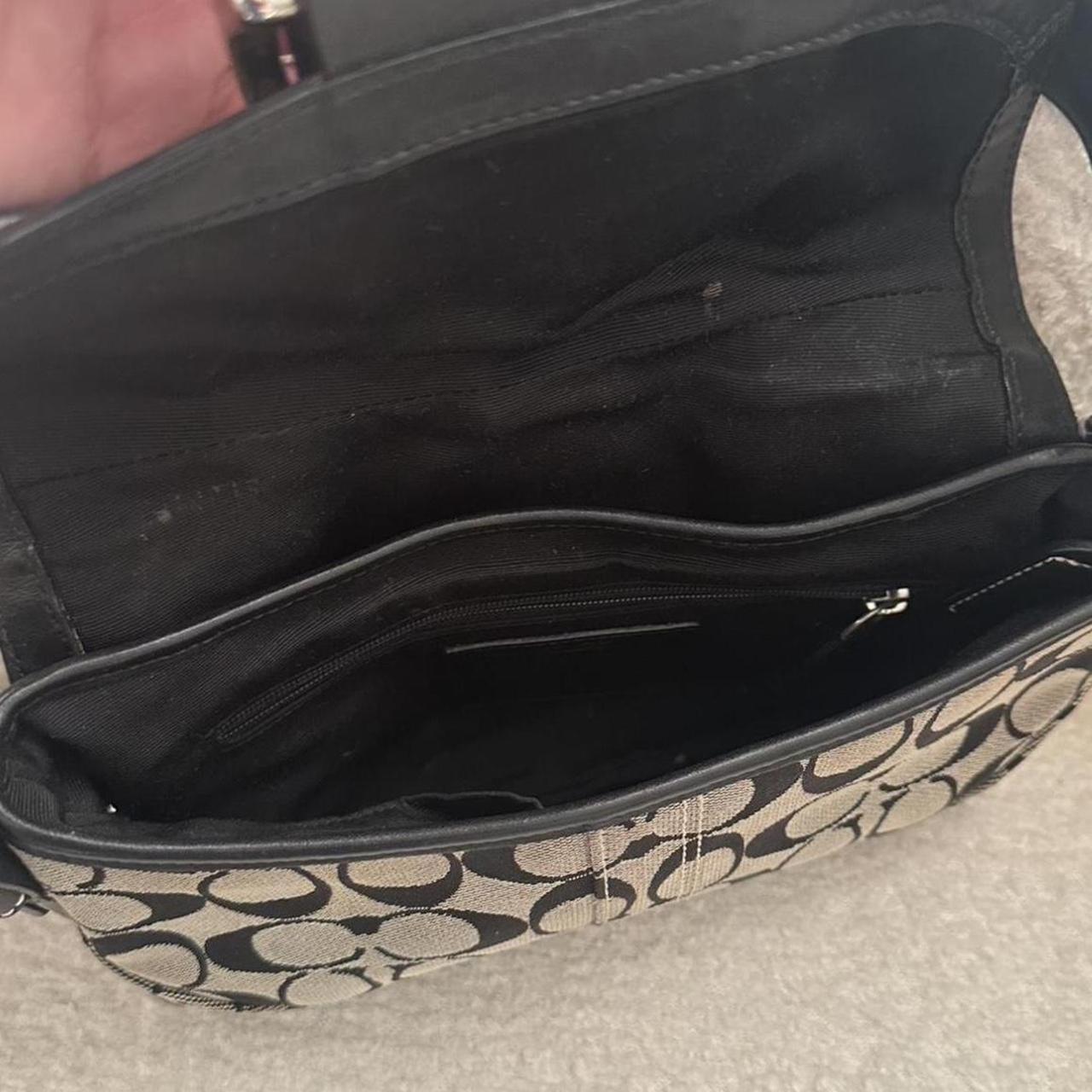š©·šVintage soho coach purse in light gray and blackš©·š