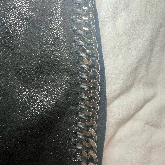 Stella Mccartney Jumbo Falabella Tote Blackš«šŖ»