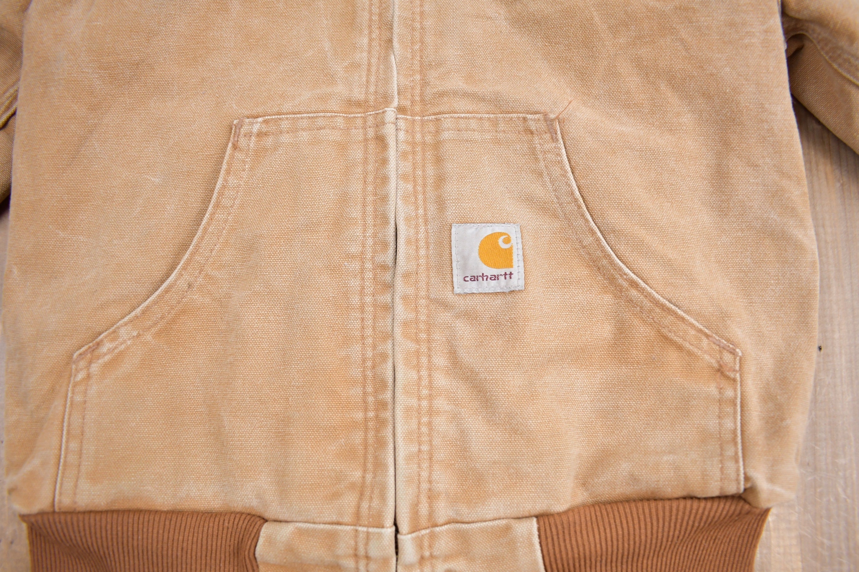 Vintage 1990s Carhartt Toddler Size Work Jacket / Workwear / Newborn Carhartt / 90s / Size M 8 / Baby Carhartt