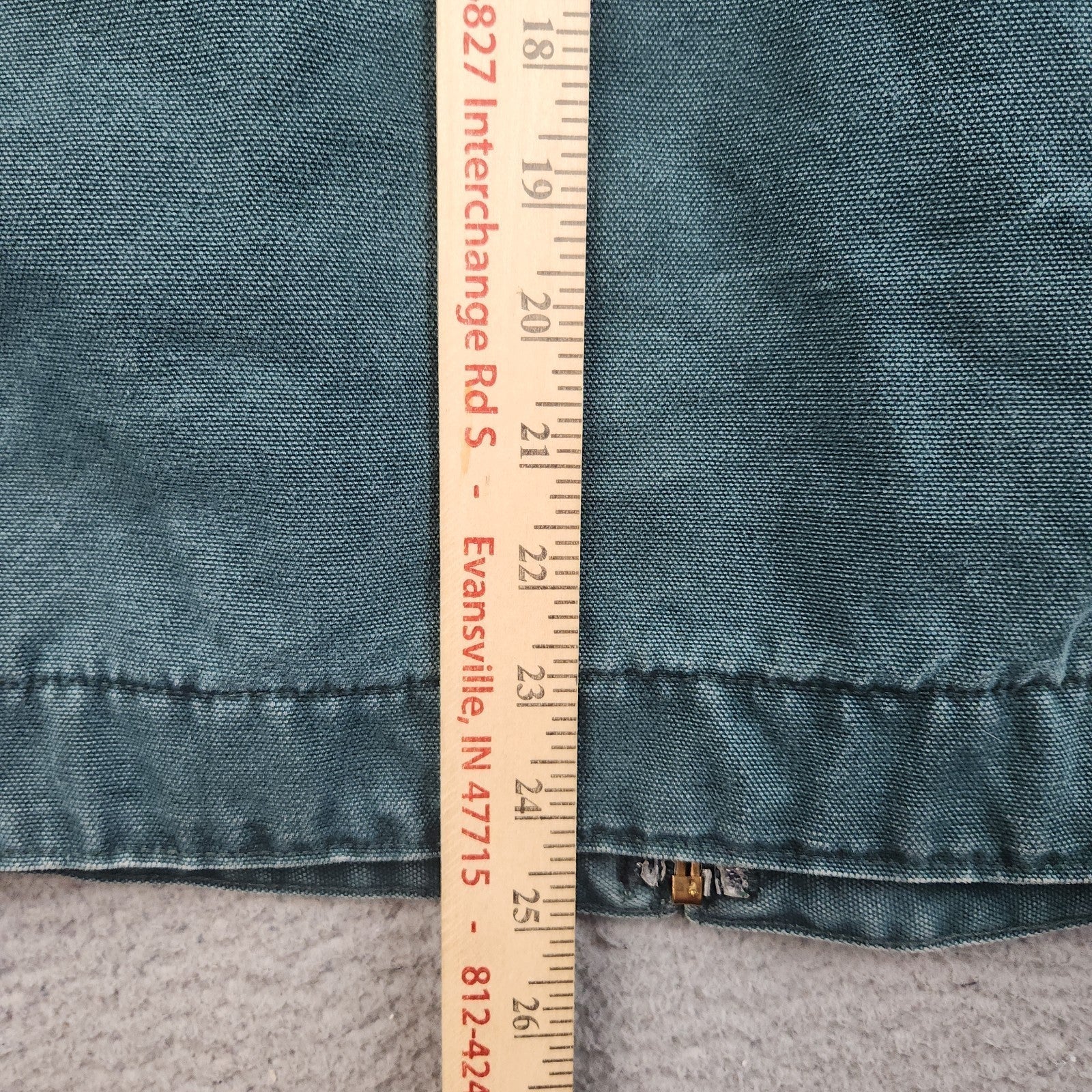VTG Carhartt Detroit Jacket J43 HTG Hunter Green Large Regular USA Union 1998
