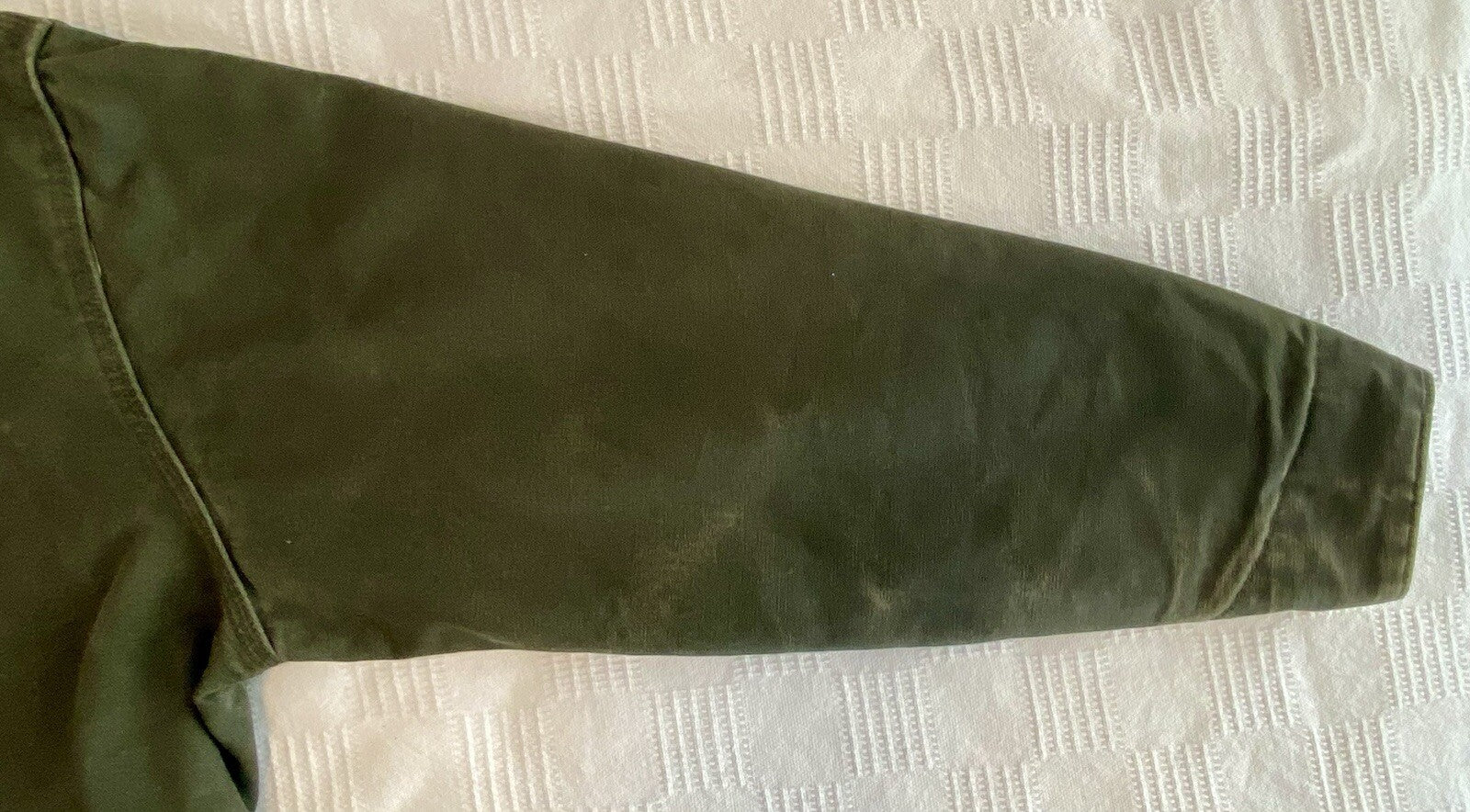 VTG Carhartt Detroit Blanket-Lined Jacket # J97 MOS Moss Green, Men’s Size XL.