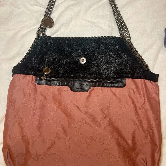 Stella Mccartney Jumbo Falabella Tote Blackš«šŖ»