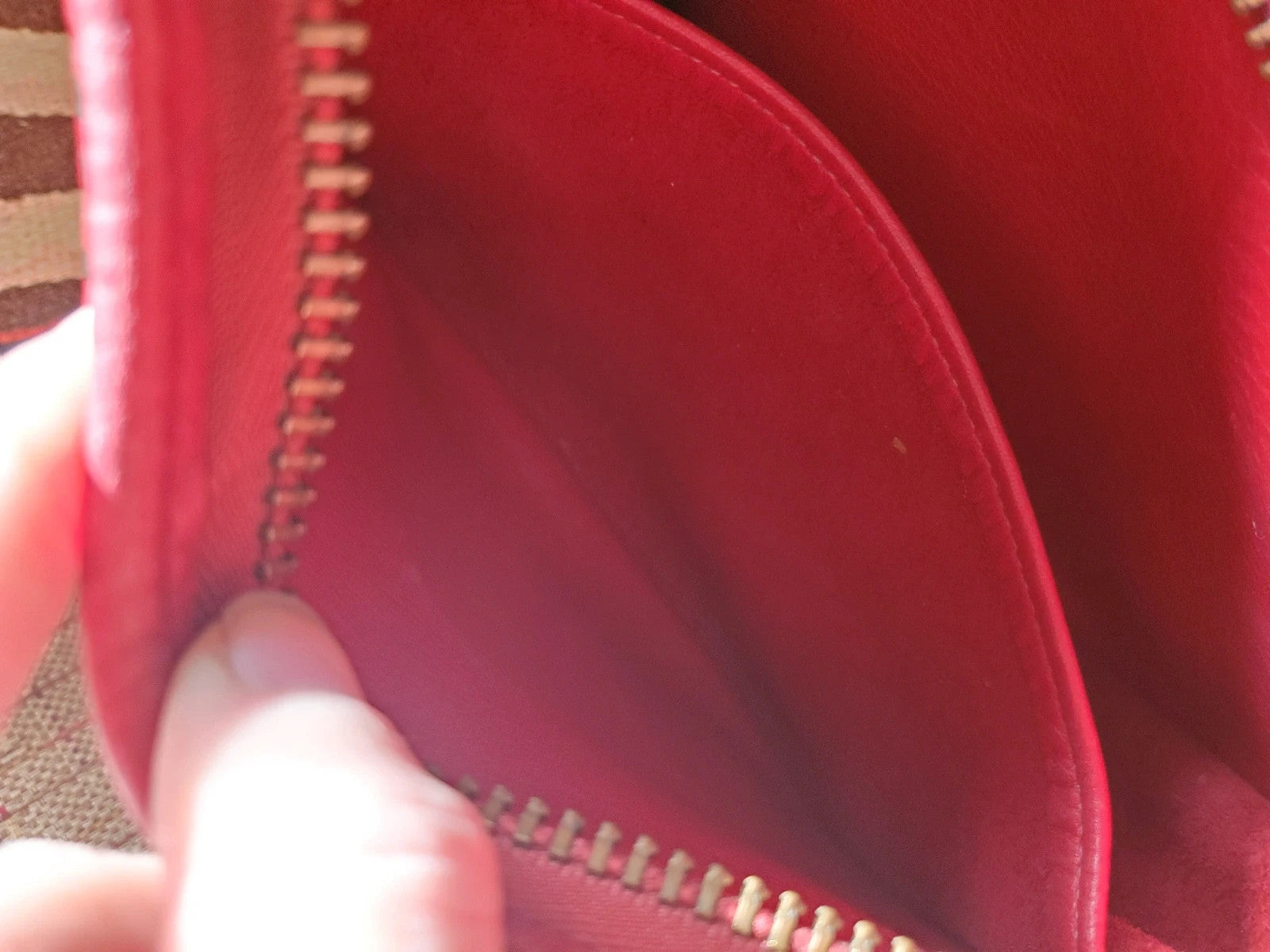 Coach Vintage Janice In Berkeley Suede Red🌺🩷