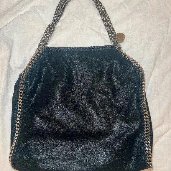 Stella Mccartney Jumbo Falabella Tote Blackš«šŖ»