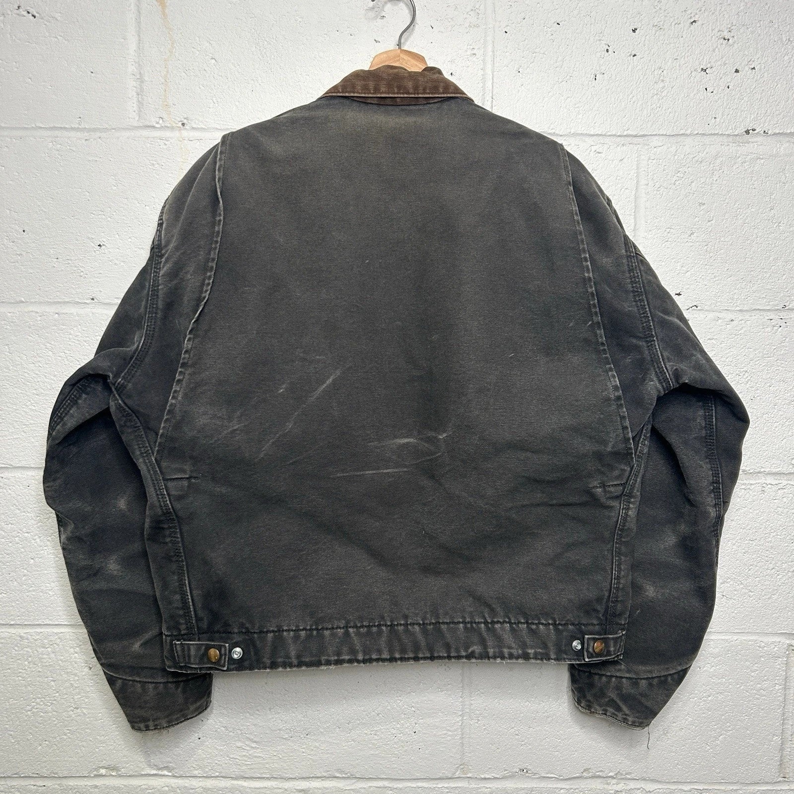 Y2K Carhartt Blanket-Lined Detroit Jacket “Black” J97 BLK