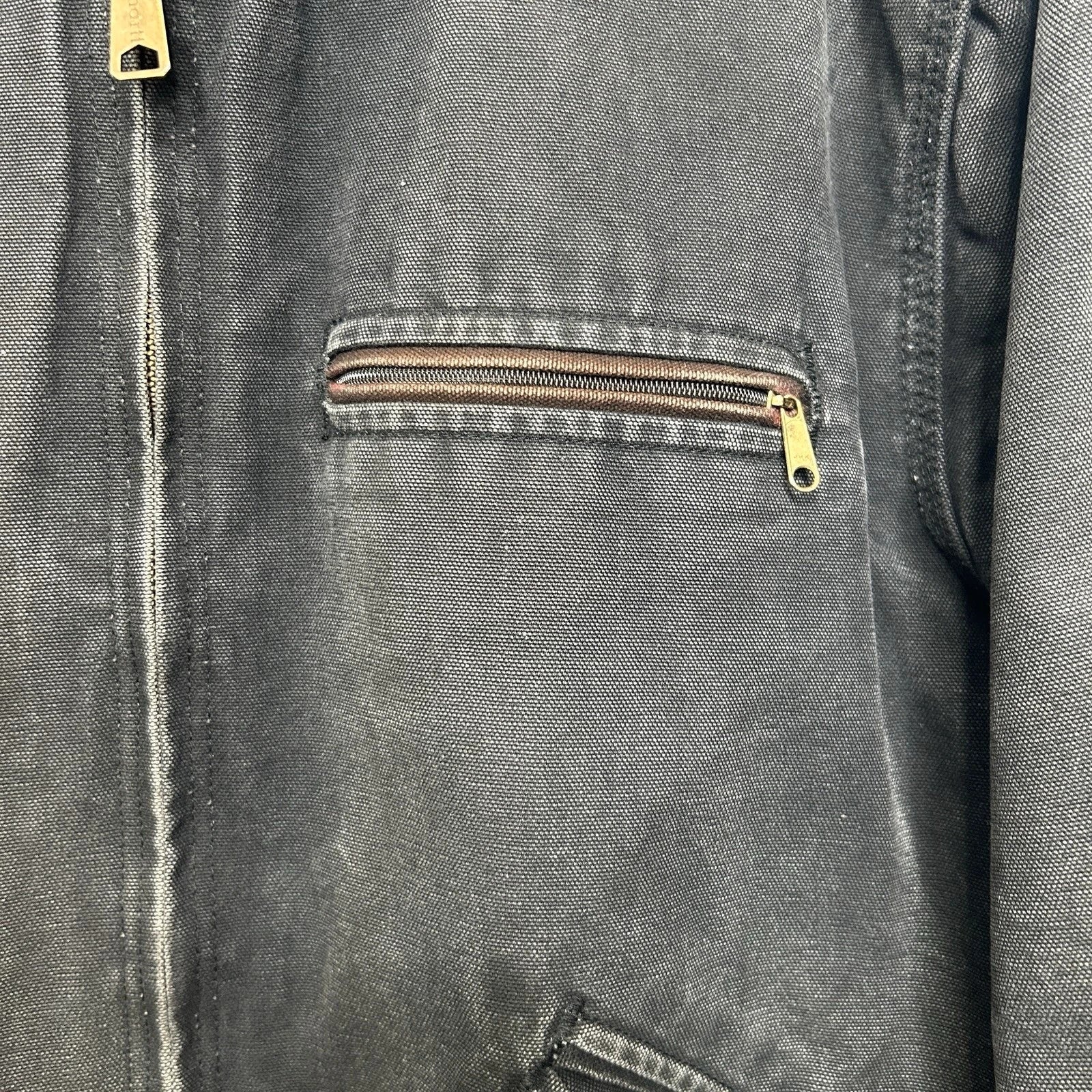 Y2K Carhartt Blanket-Lined Detroit Jacket “Black” J97 BLK