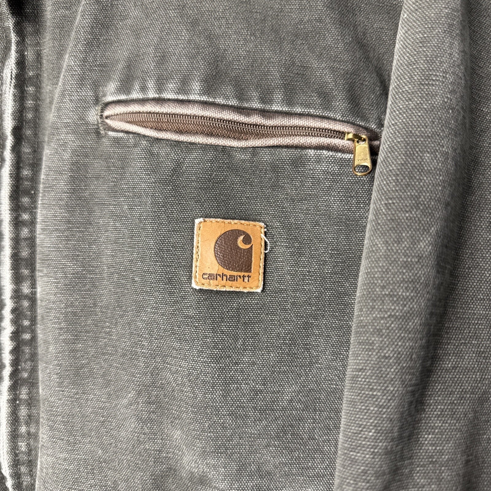 Carhartt J97 MOS Vintage Made In USA Green Blanket Lined Detroit Jacket Men’s S