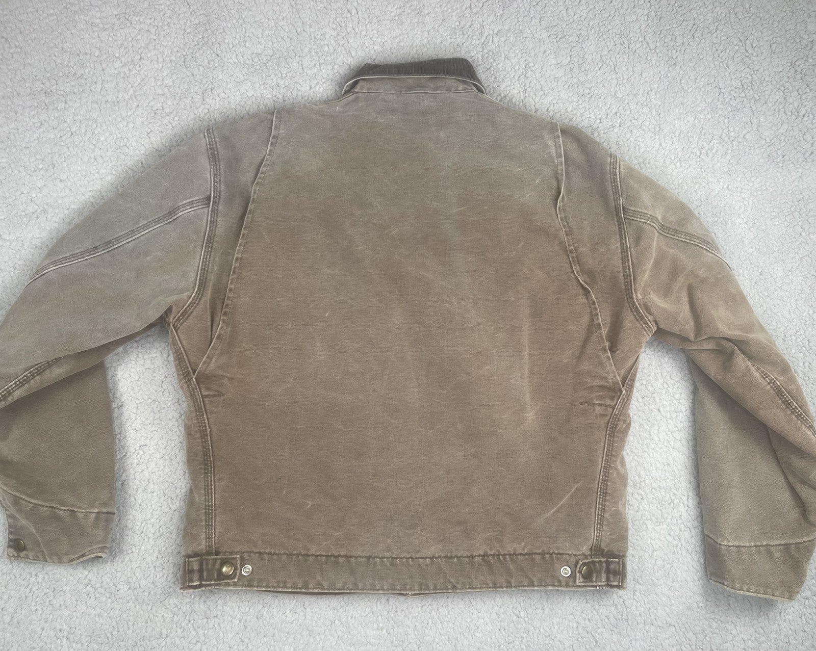 Vintage Carhartt Jacket Mens Large Regular Blanket Lined Corduroy Detroit J43CHT
