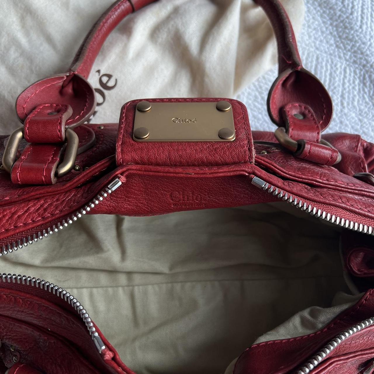 Gorgeous Red Chloe Paddington Bag With Gold Hardware🍒❤️🔥