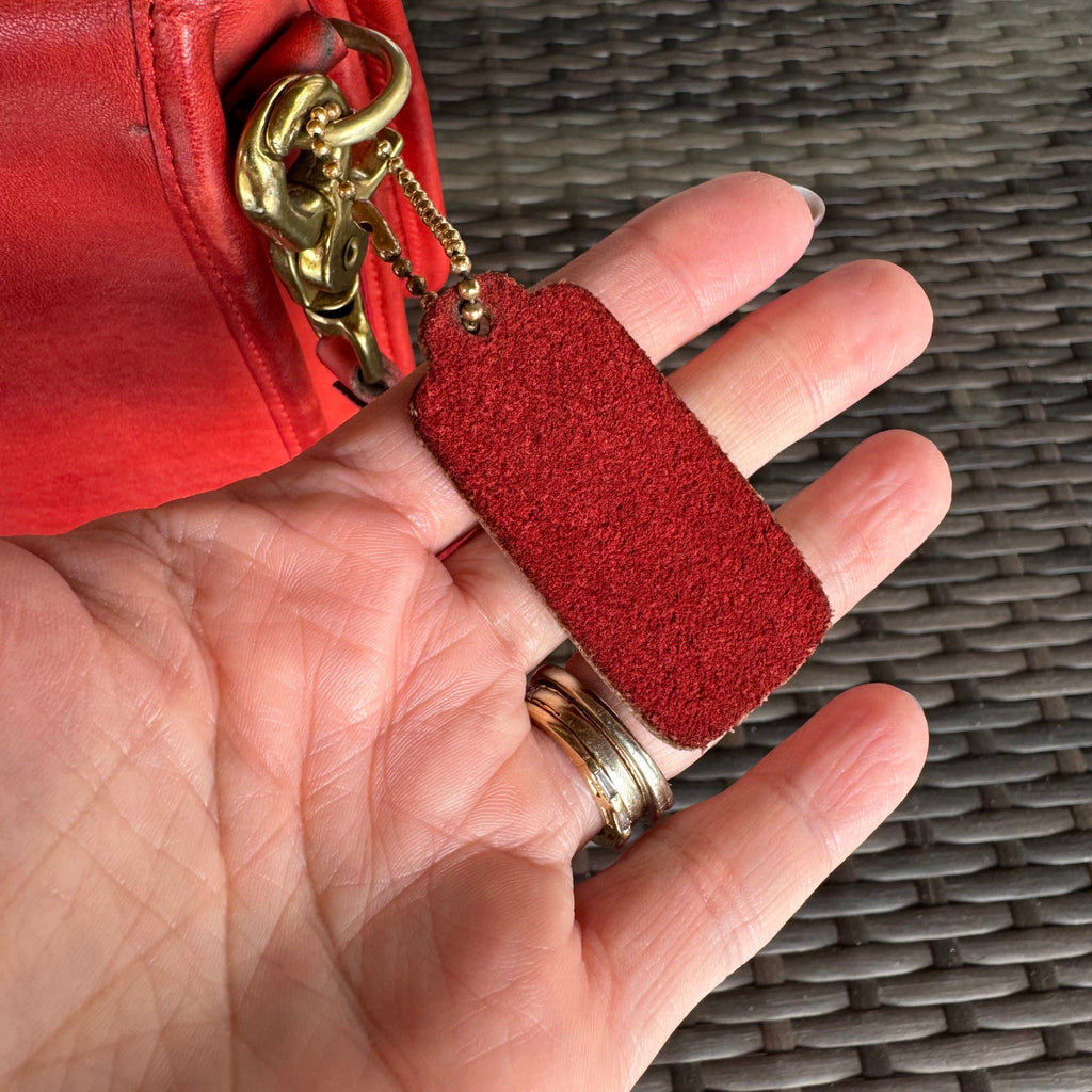 Vintage Coach Red Station Bag 5130🍬⚡