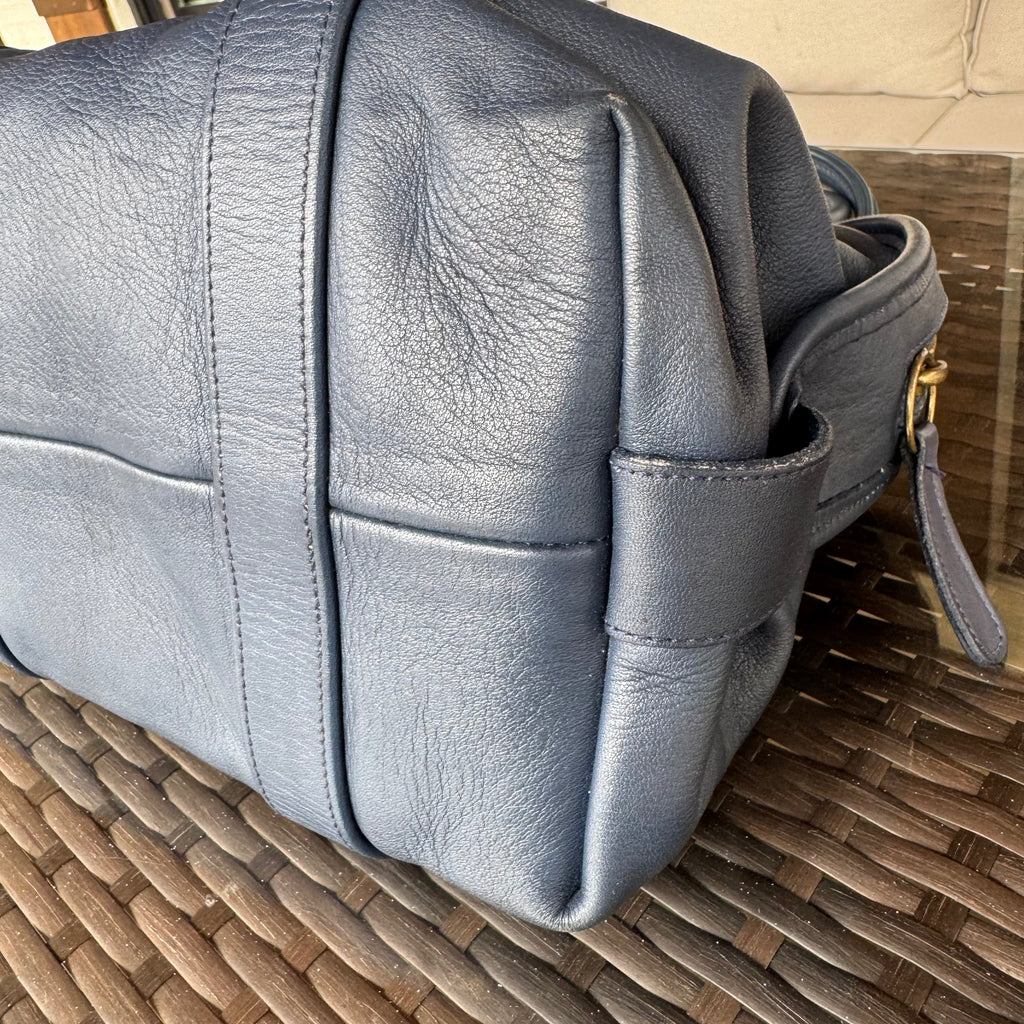 Vintage Coach Blue Soft Satchel 4055🍂✨