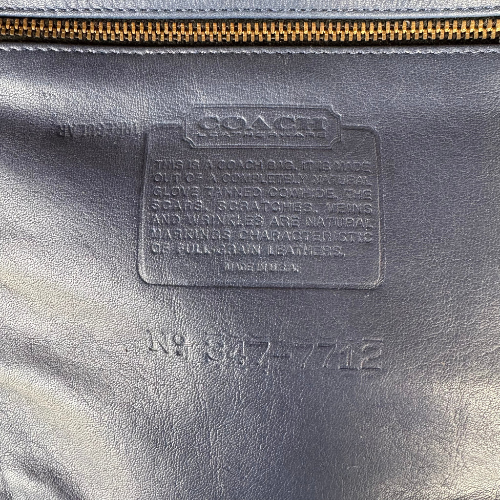 Vintage Coach Blue Soft Satchel 4055🍂✨