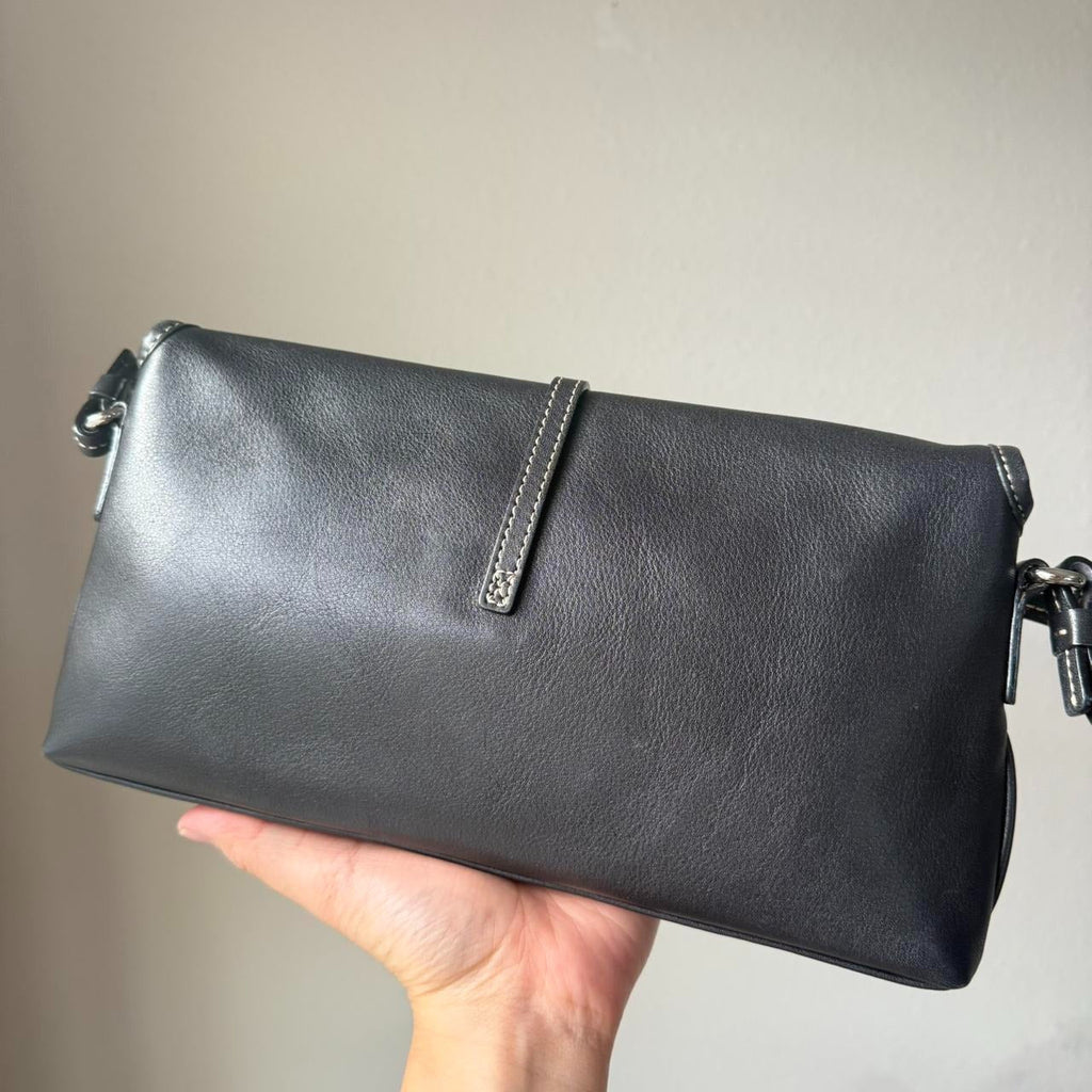 Vintage Coach Hamptons Clip Demi flap
