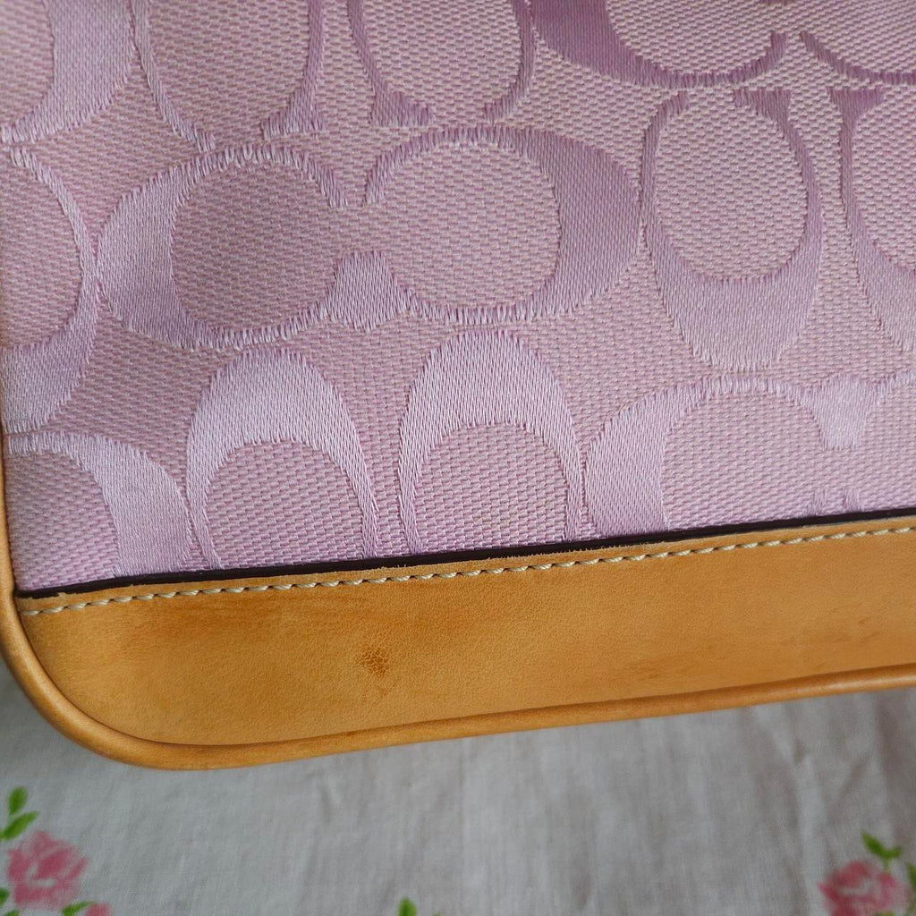 Y2K Vintage Coach Pink Demi Shoulder Bag Purse🌺🩷