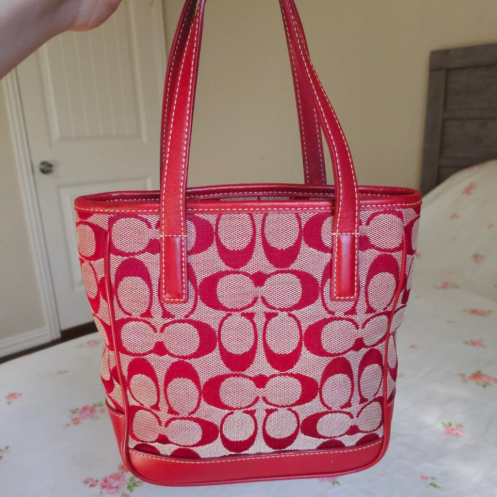 🍒 Y2K Vintage Coach Mini Tote Handbag 🍒