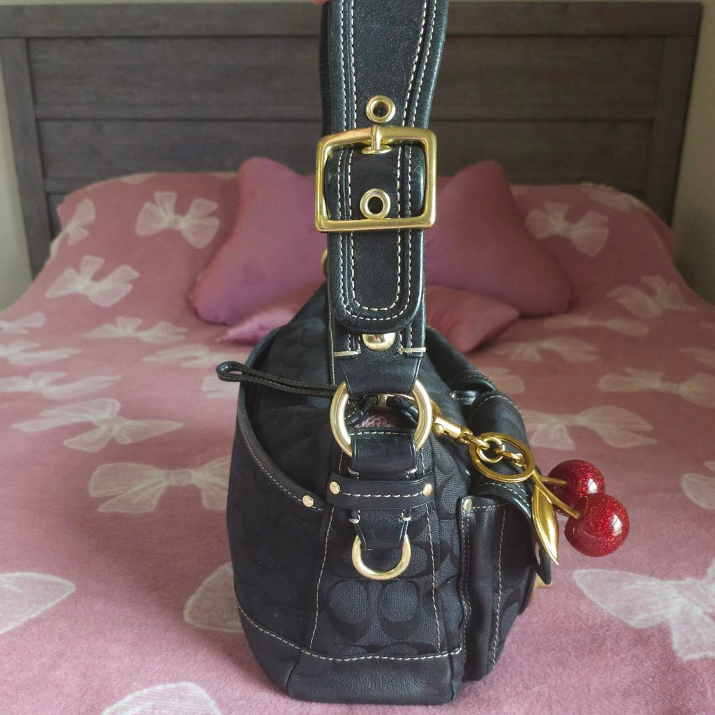 🖤 Y2K Vintage Coach Legacy Double Turnlock Handbag Shoulder Bag 🖤