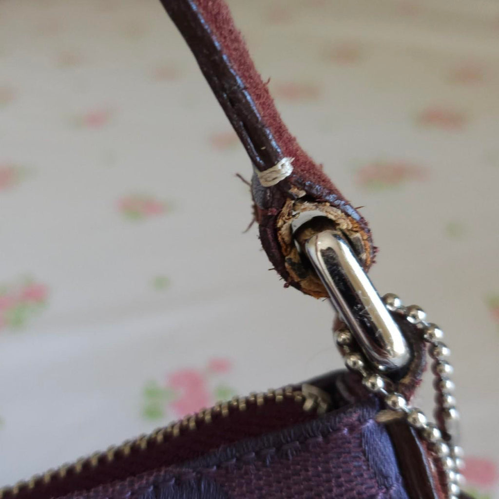 💜 Y2K Vintage Coach Purple Mini Demi Buckle Shoulder Bag 💜