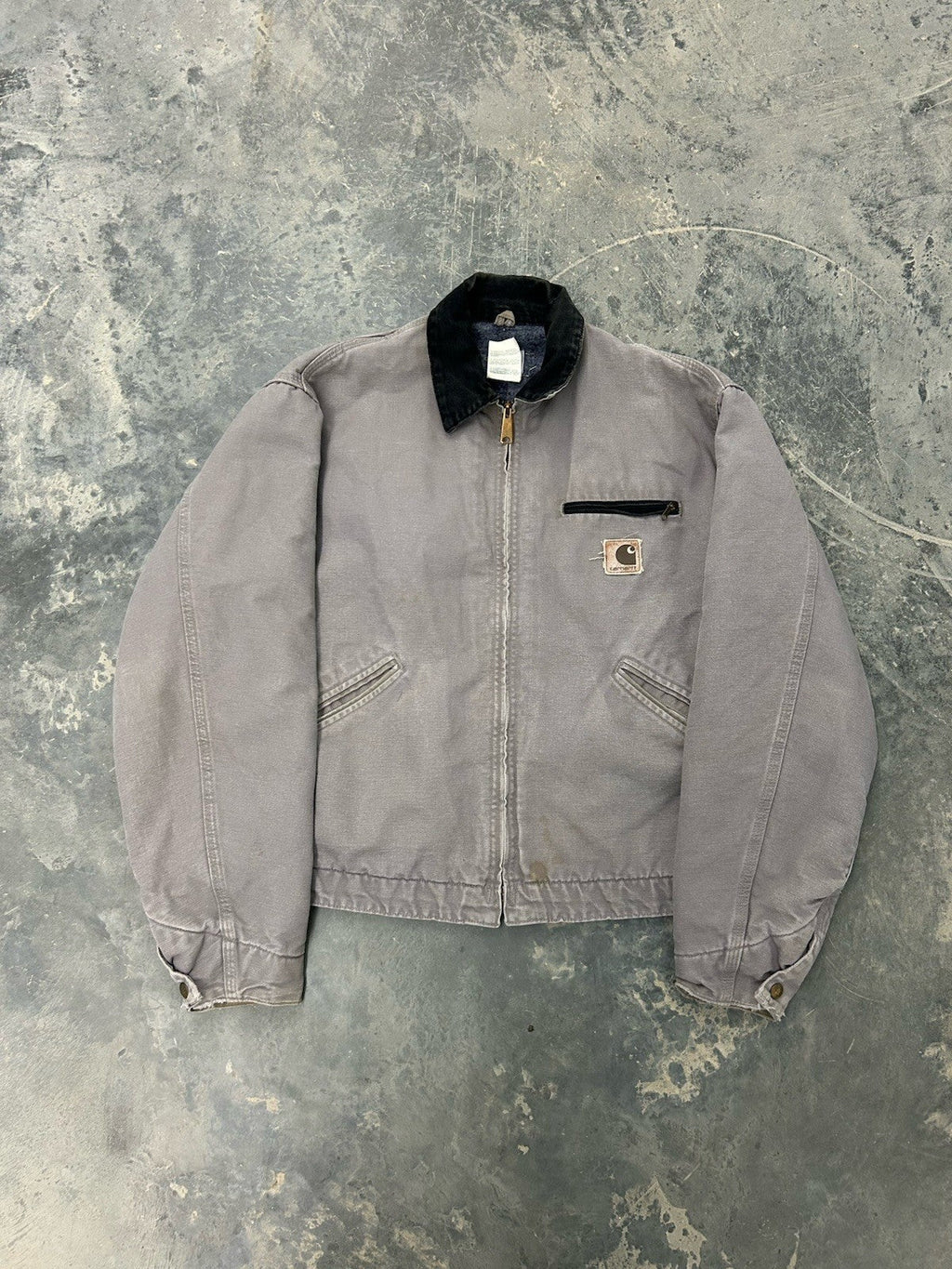 Carhartt Men's Detroit Jacket J64CMT Sand gray Sz Large Made in USA