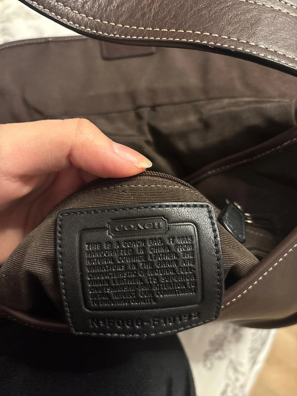 Coach F10192 Medium Vintage Soho Top Flap Y2K Black Leather Shoulder Bag🤎🌆