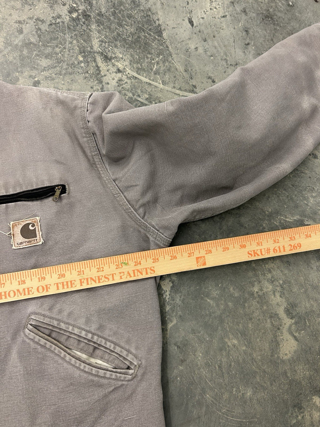 Carhartt Men's Detroit Jacket J64CMT Sand gray Sz Large Made in USA