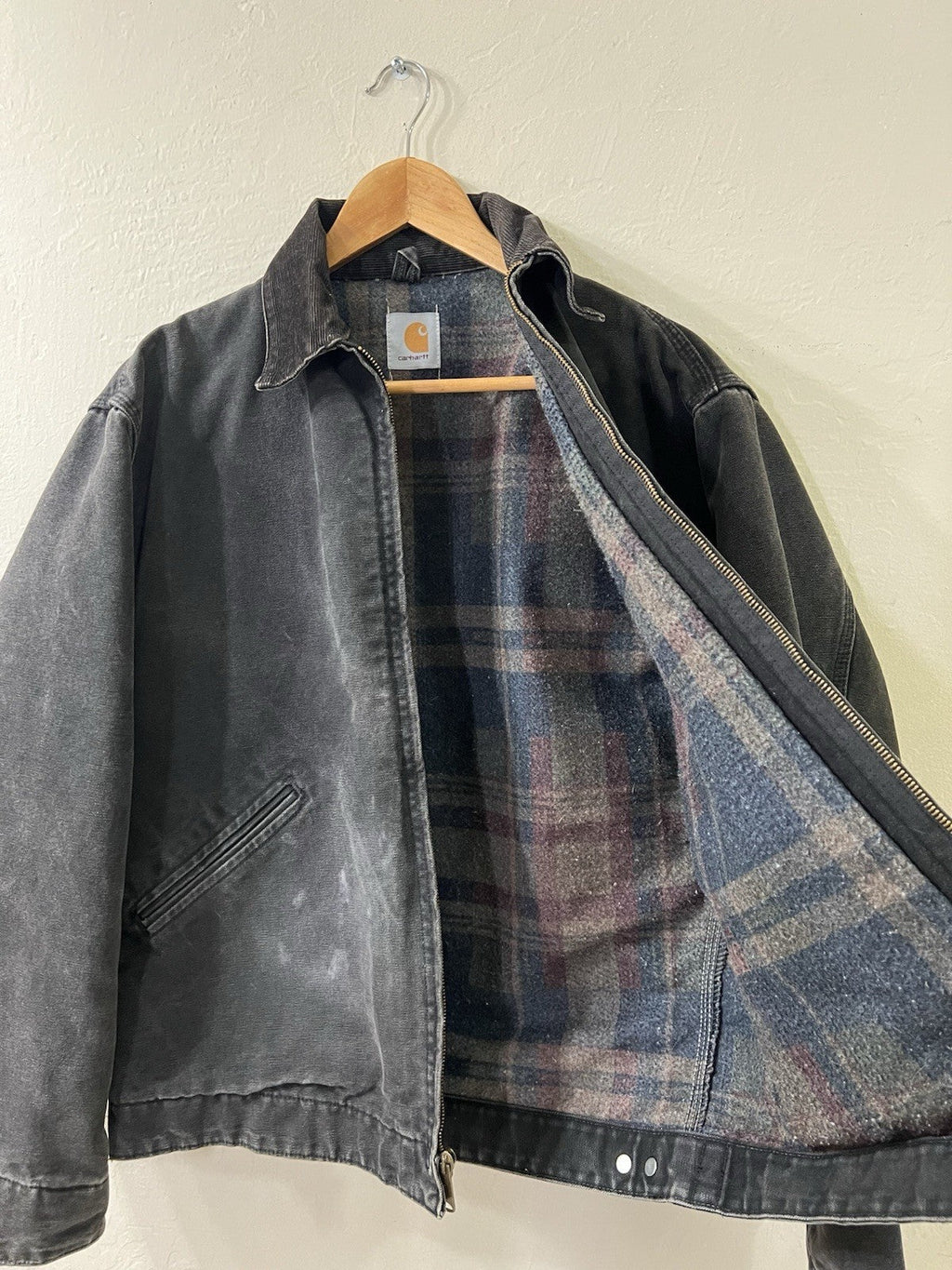 RARE Vintage Carhartt Detroit J43 Onyx Sandstone Jacket Size Medium