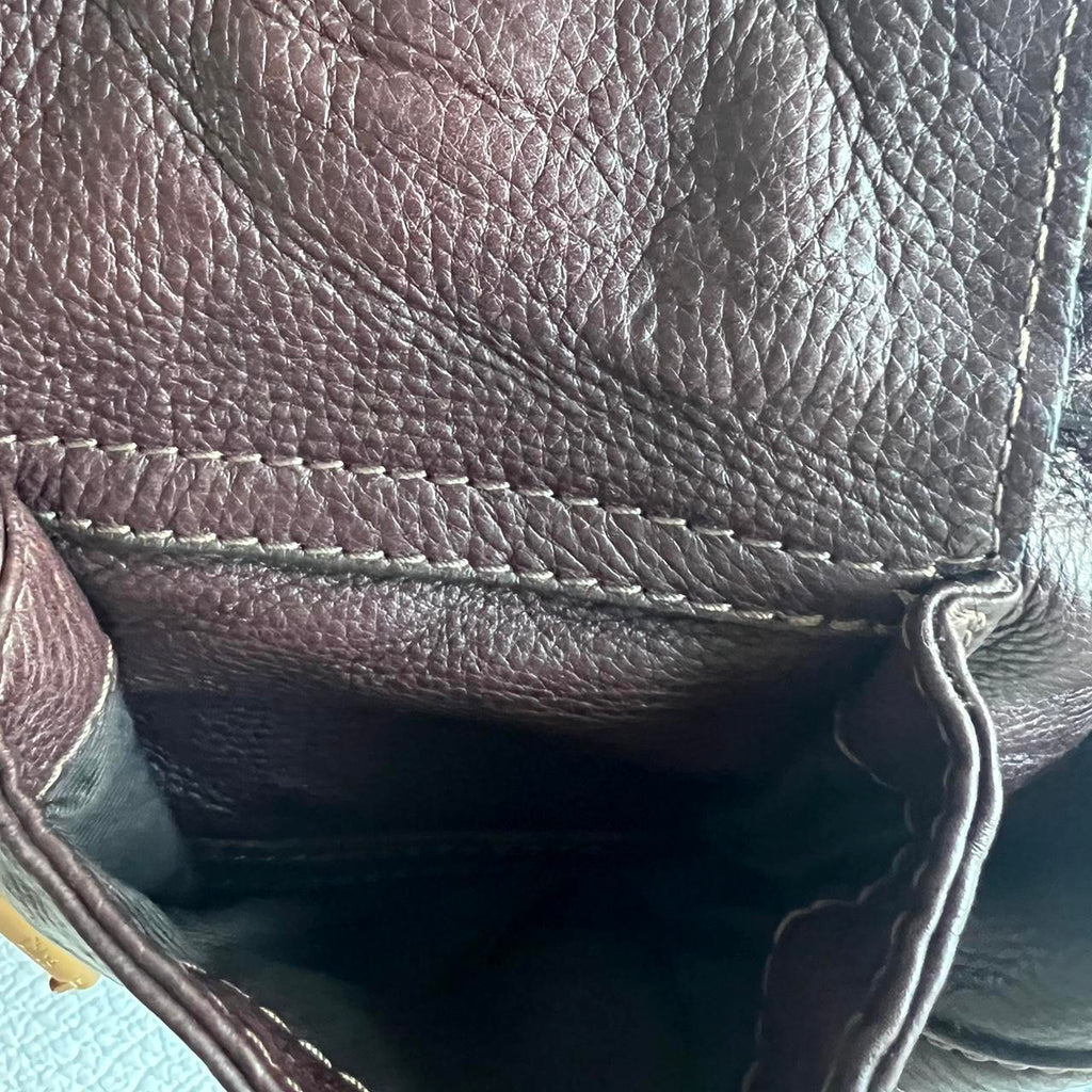 Brown Chloe Paddington Bag With Gold Hardware🤎🌆