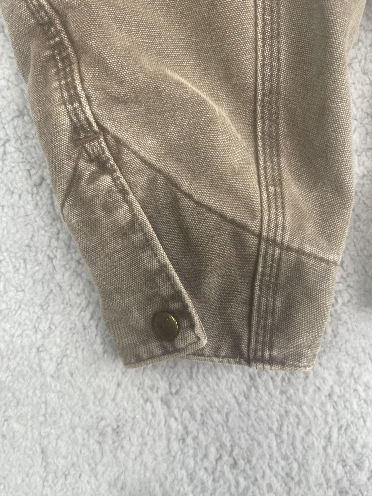 Vintage Carhartt Jacket Mens Large Regular Blanket Lined Corduroy Detroit J43CHT