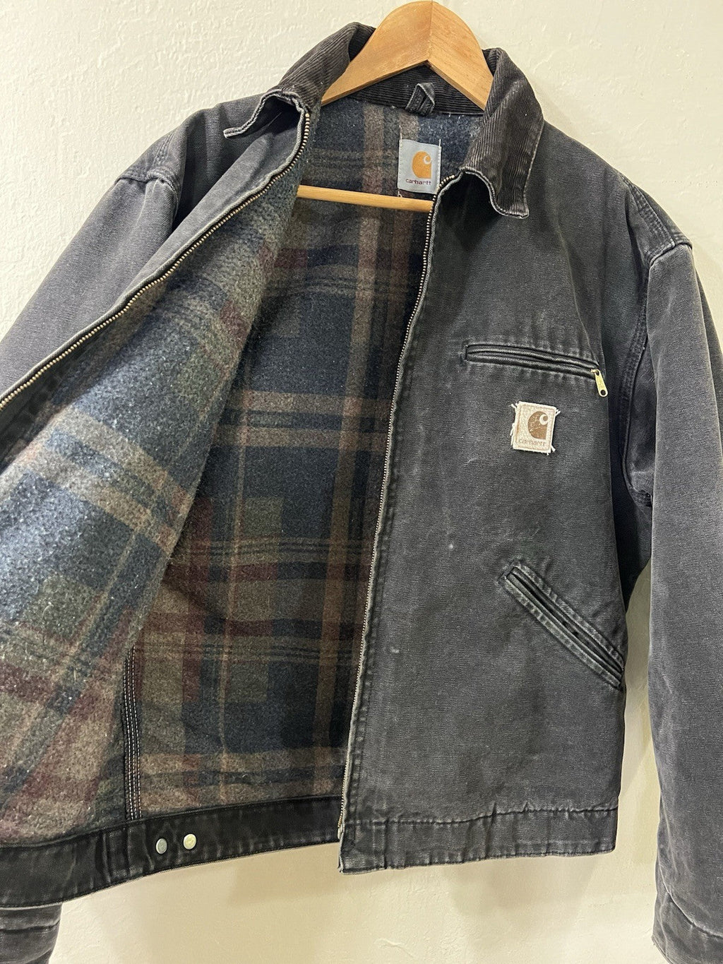 RARE Vintage Carhartt Detroit J43 Onyx Sandstone Jacket Size Medium