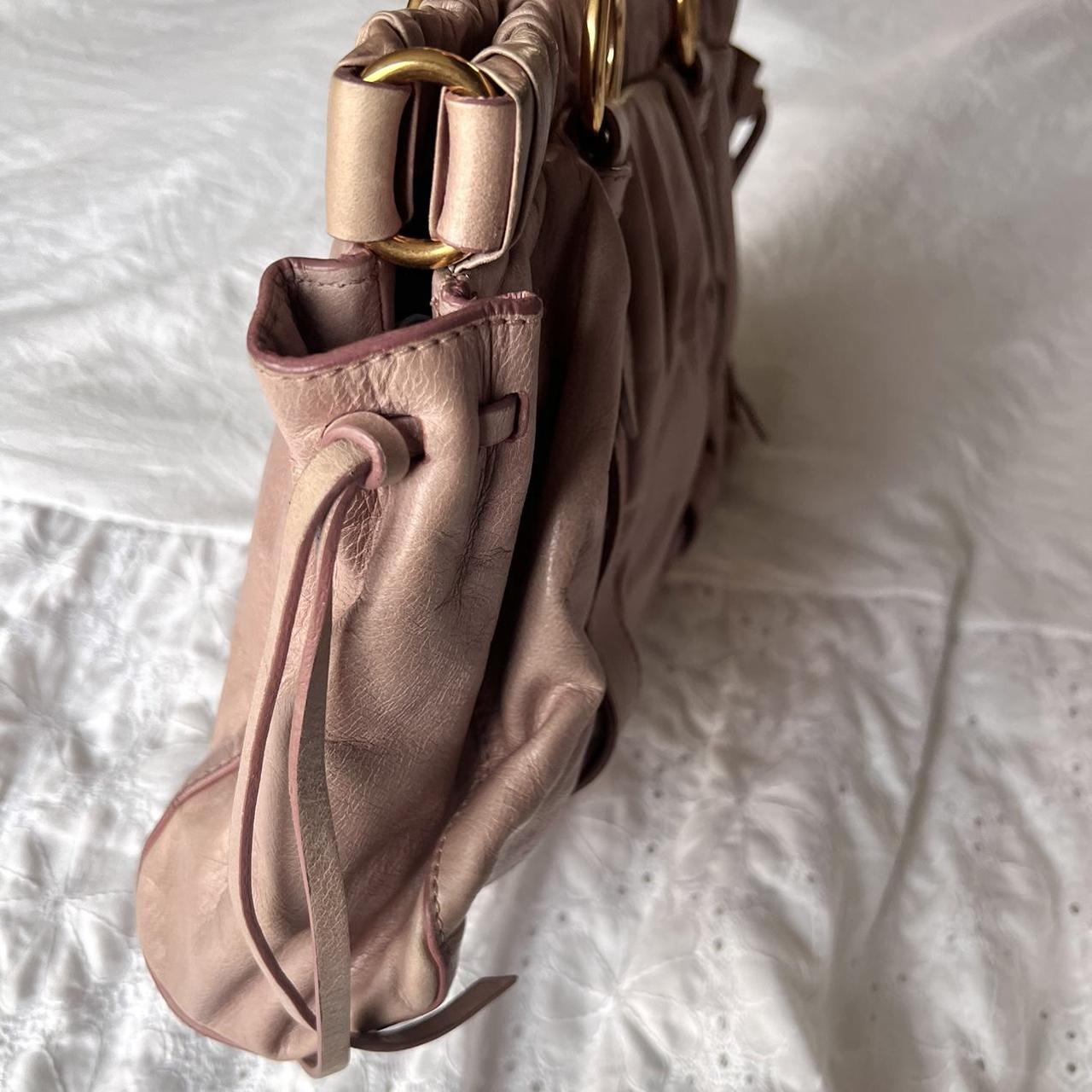 Gorgeous Authentic Dusty Pink Miu Miu Vitello Bag With Gold Hardware🍂✨
